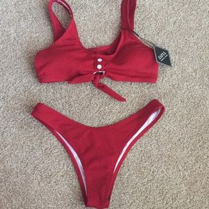 ZAFUL Brand New Red Bikini Set